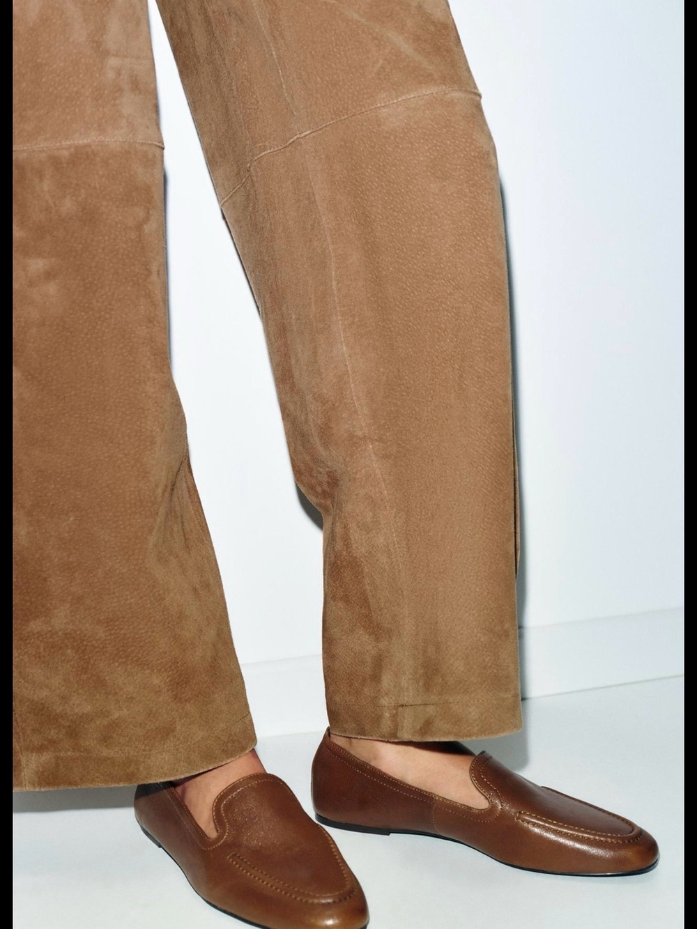 Zara 💯% Leather Loafers NWT ❗️